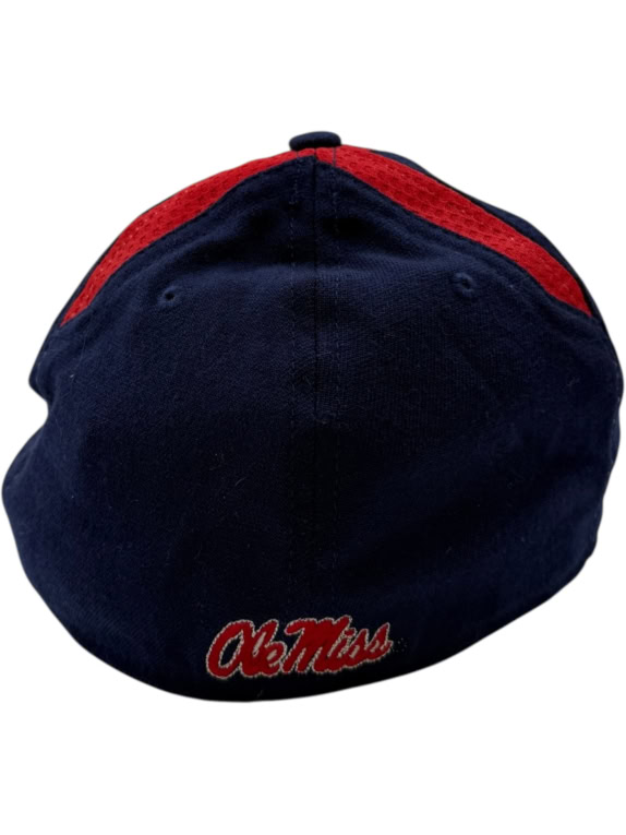 VINTAGE OLE MISS REBELS ΚΑΠΕΛΟ ΛΟΓΟΤΥΠΟ M ΜΠΛΕ ΚΟΚΚΙΝΟ ΑΝΔΡΙΚΟ ONE SIZE