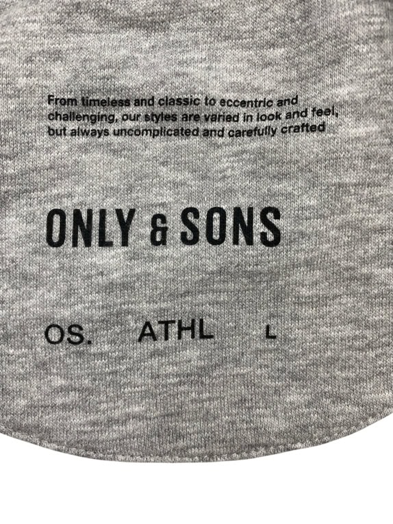 VINTAGE ONLY & SONS ΦΟΥΤΕΡ ΜΕ ΦΕΡΜΟΥΑΡ 1/4 ΓΚΡΙ ΑΝΔΡΙΚΟ L