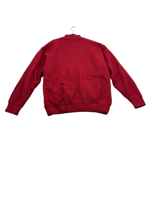 MAGLIONE IN MAGLIA VINTAGE PAUL & SHARK CON ZIP ROSSO DA UOMO L/XL