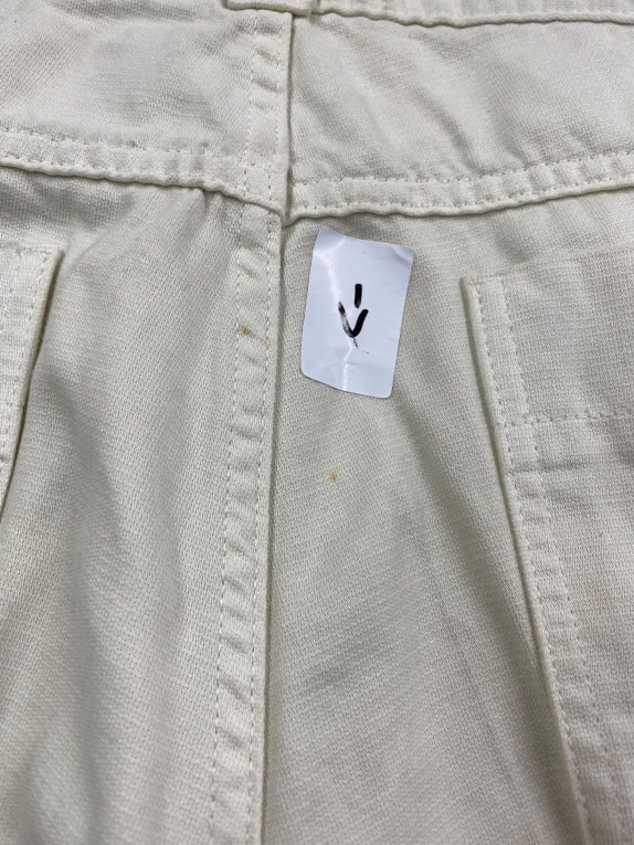 VINTAGE PERVICE COLOUR GROUP CHINO PANTS BEIGE MEN'S M/L