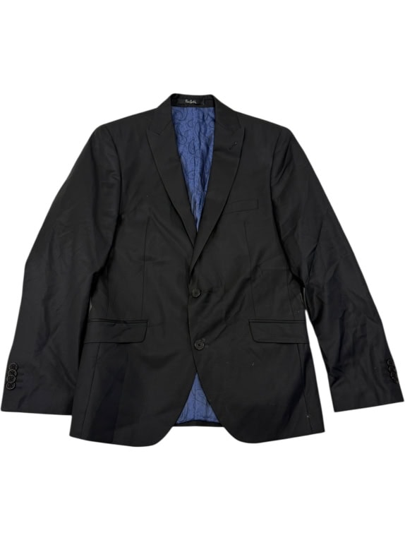 VINTAGE PIERRE CARDIN GIACCA SLIM FIT NERA S