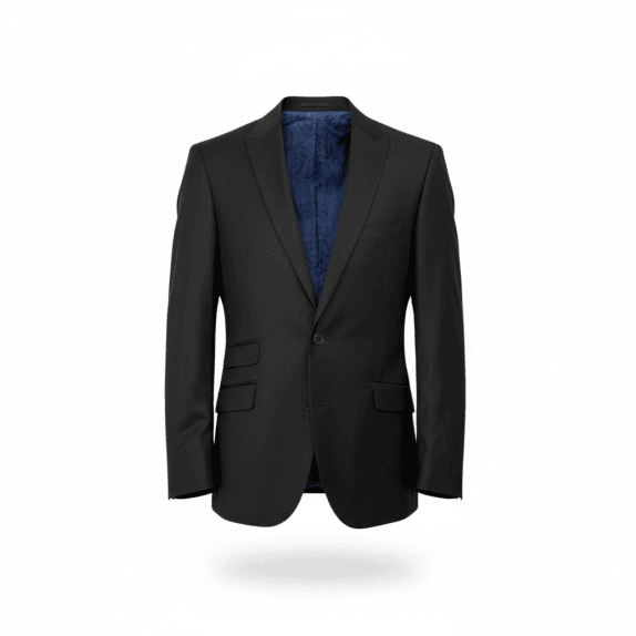 VINTAGE PIERRE CARDIN SLIM FIT BLAZER BLACK S