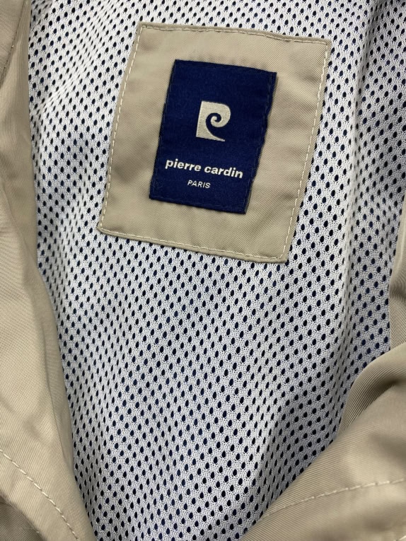 VINTAGE PIERRE CARDIN ΤΖΑΚΕΤ ΜΕ ΤΣΕΠΕΣ ΜΠΕΖ ΑΝΔΡΙΚΟ M-L