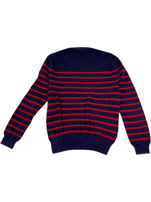 VINTAGE POLO RALPH LAUREN ΡΙΓΕ ΠΛΕΚΤΗ ΜΠΛΟΥΖΑ M
