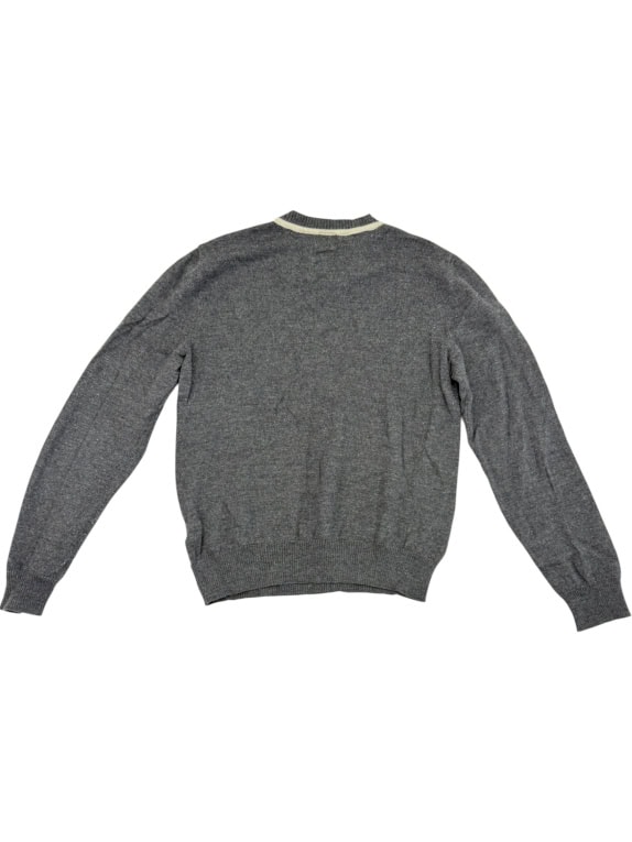 VINTAGE Calvin Klein Jeans Sweater with Logo Stripes - Size S