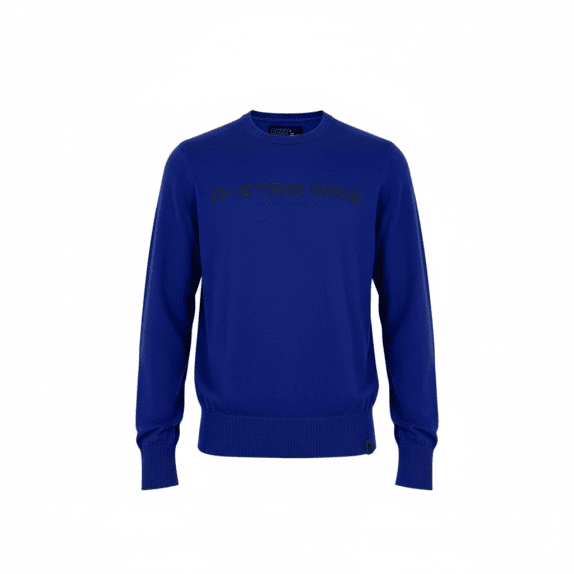 VINTAGE Πουλόβερ G-Star Raw Μπλε, 100% Βαμβακερό, Size: L