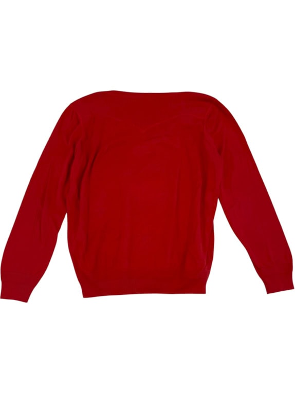 VINTAGE Πουλόβερ Levi's, Κόκκινο, Στρογγυλή Λαιμόκοψη, Size: L