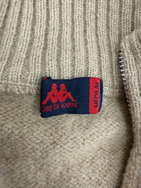 VINTAGE Robe di Kappa Quarter Zip Sweater - M