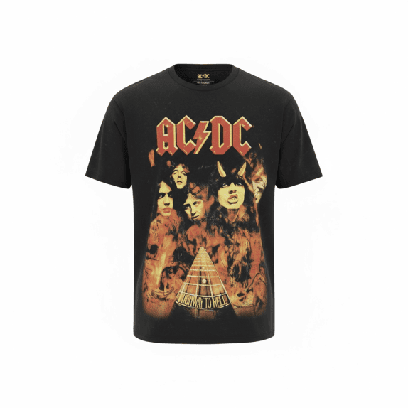 VINTAGE PULL&BEAR AC/DC T-SHIRT 'HIGHWAY TO HELL'