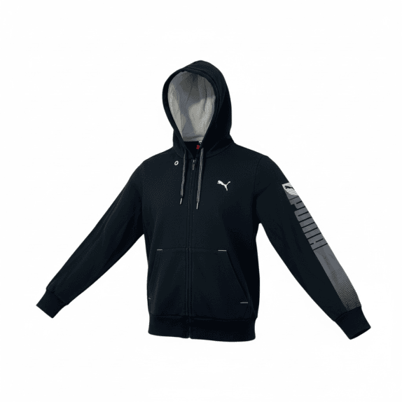 FELPA VINTAGE PUMA DA UOMO CON CAPPUCCIO E ZIP S