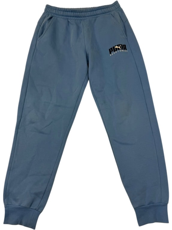 VINTAGE PUMA TRACKSUIT WITH LOGO LIGHT BLUE M