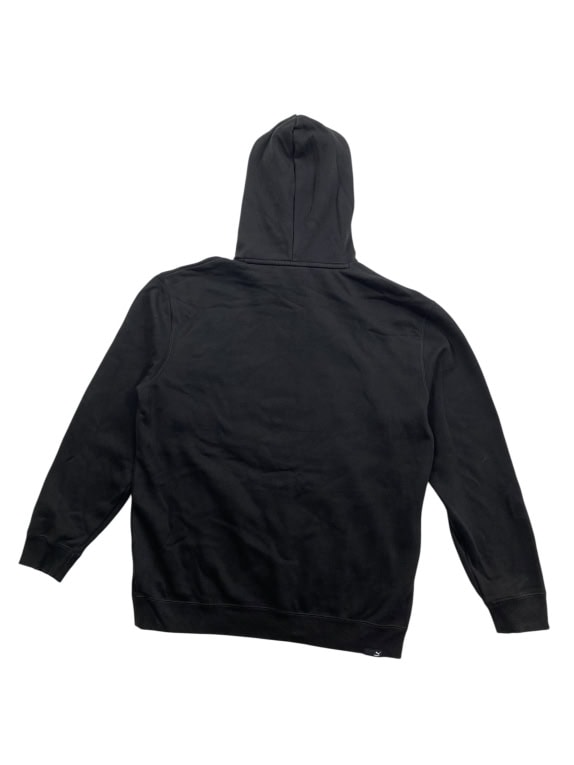 VINTAGE PUMA HOODIE GRAPHIC PRINT BLACK MEN'S M
