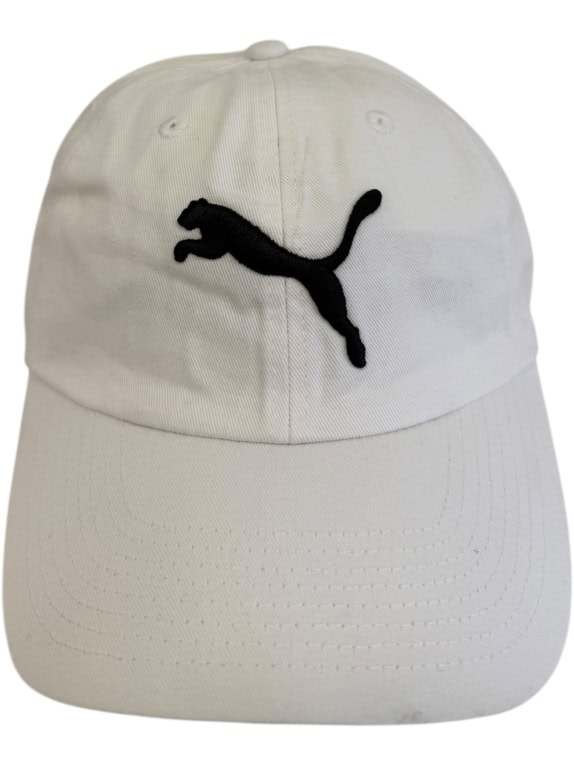 VINTAGE PUMA CAPPELLO BIANCO TAGLIA UNICA