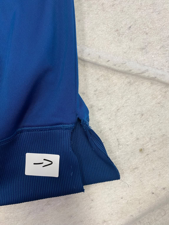 VINTAGE PUMA BLUE TRACK PANTS M