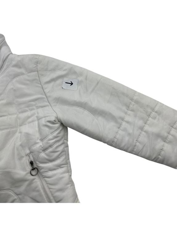 GIACCA VINTAGE PUMA CON CERNIERA BIANCA DA DONNA S