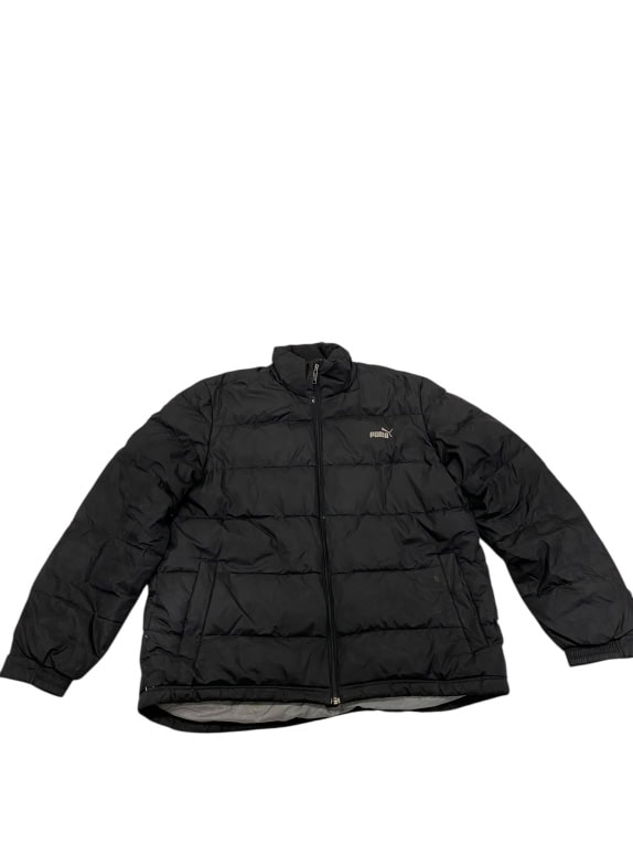 VINTAGE PUMA PUFFER ΜΠΟΥΦΑΝ ΛΟΓΟΤΥΠΟ ΜΑΥΡΟ ΑΝΔΡΙΚΟ XL