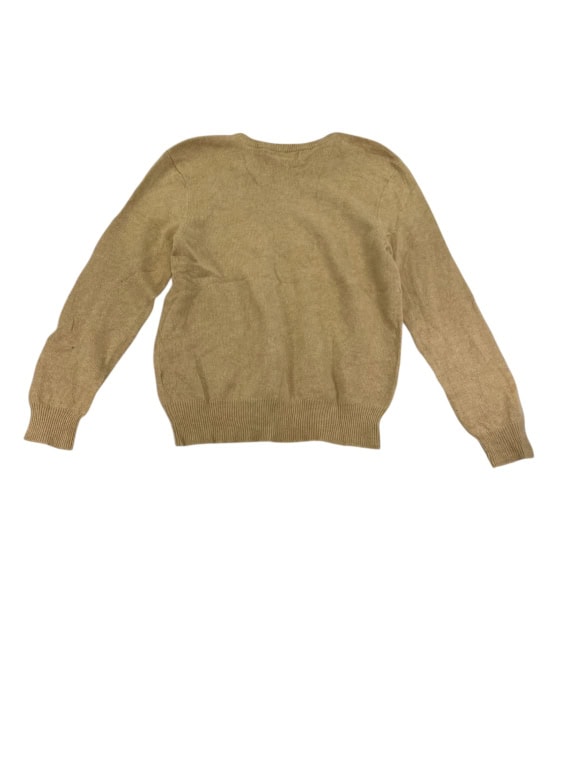 VINTAGE RALPH LAUREN ΠΛΕΚΤΗ ΜΠΛΟΥΖΑ V NECK ΜΠΕΖ ΑΝΔΡΙΚΗ M