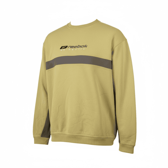 VINTAGE Reebok Authentic Crewneck Φούτερ Αθλητικό με Ρίγα S/M