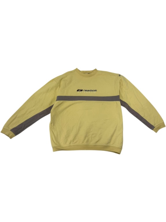 VINTAGE Reebok Authentic Crewneck Sweatshirt Sporty with Stripe S/M