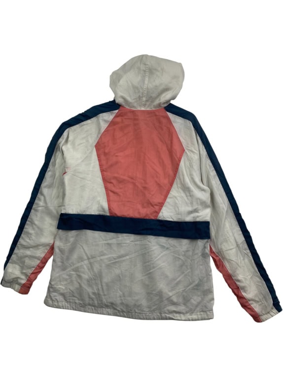 VINTAGE REEBOK CLASSIC giacca anorak con cappuccio multicolore da uomo XL