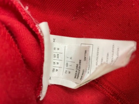 VINTAGE REEBOK FLAG LOGO HOODED JACKET MEN'S M