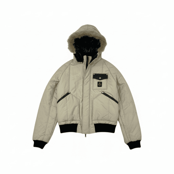 VINTAGE REFRIGIWEAR ΑΝΔΡΙΚΟ ΜΠΟΥΦΑΝ ΜΕ ΚΟΥΚΟΥΛΑ ΜΠΕΖ L/XL