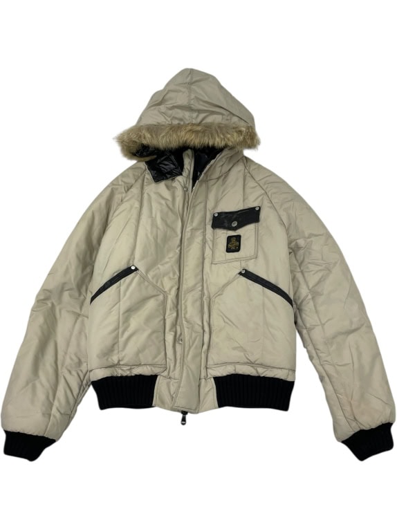 VINTAGE REFRIGIWEAR ΑΝΔΡΙΚΟ ΜΠΟΥΦΑΝ ΜΕ ΚΟΥΚΟΥΛΑ ΜΠΕΖ L/XL