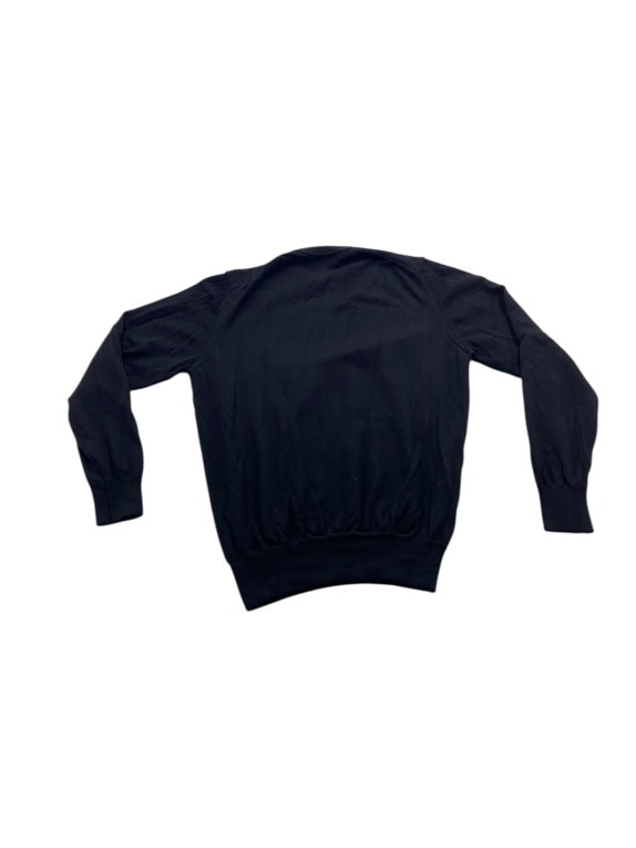 VINTAGE REFRIGIWEAR KNIT CREWNECK SWEATER BLACK MEN M