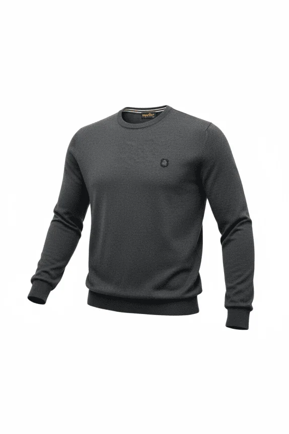 VINTAGE REFRIGIWEAR ΠΛΕΚΤΗ ΜΠΛΟΥΖΑ ΜΕ ΛΟΓΟΤΥΠΟ ΓΚΡΙ ΑΝΔΡΙΚΗ XL