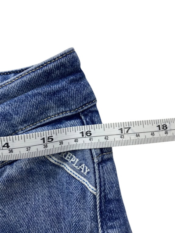 VINTAGE REPLAY JEANS MARTY SLIM BOY FIT ΜΠΛΕ ΑΝΔΡΙΚΟ L