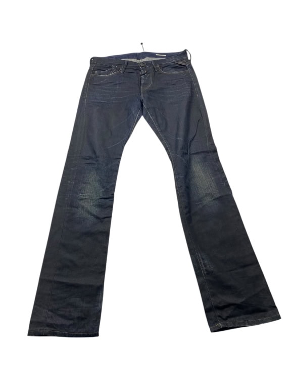 VINTAGE REPLAY JEANS MIJAG SLIM FIT ΣΚΟΥΡΟ ΜΠΛΕ ΑΝΔΡΙΚΟ M