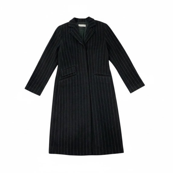 CAPPOTTO LUNGO A RIGHE VINTAGE S/M