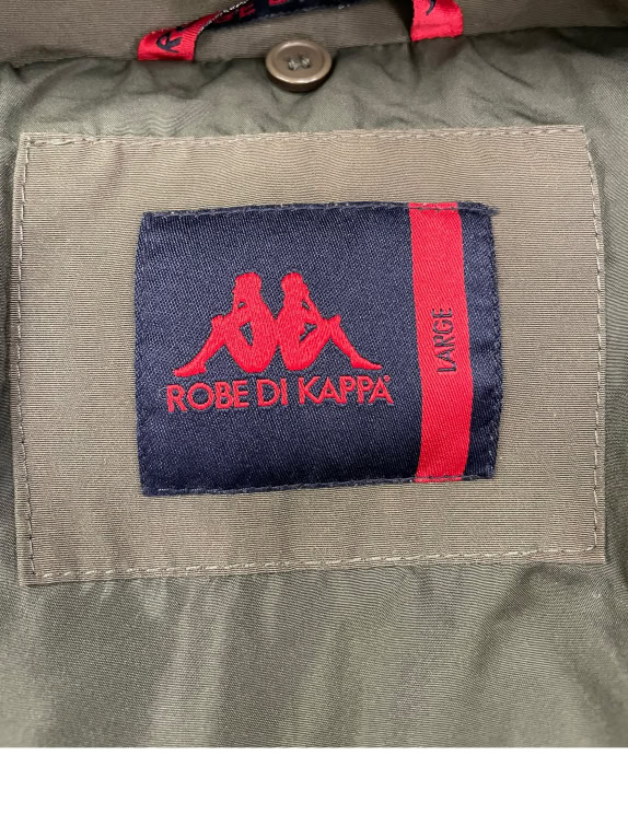 VINTAGE ROBE DI KAPPA ΓΥΝΑΙΚΕΙΟ ΜΠΟΥΦΑΝ ΠΑΡΚΑ ΧΑΚΙ L