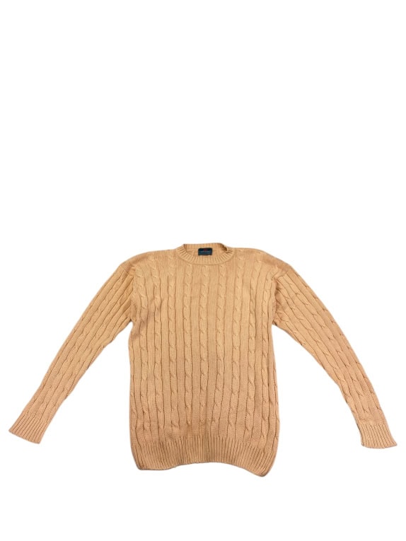 VINTAGE ROBE DI KAPPA CABLE KNIT SWEATER BEIGE MEN'S L