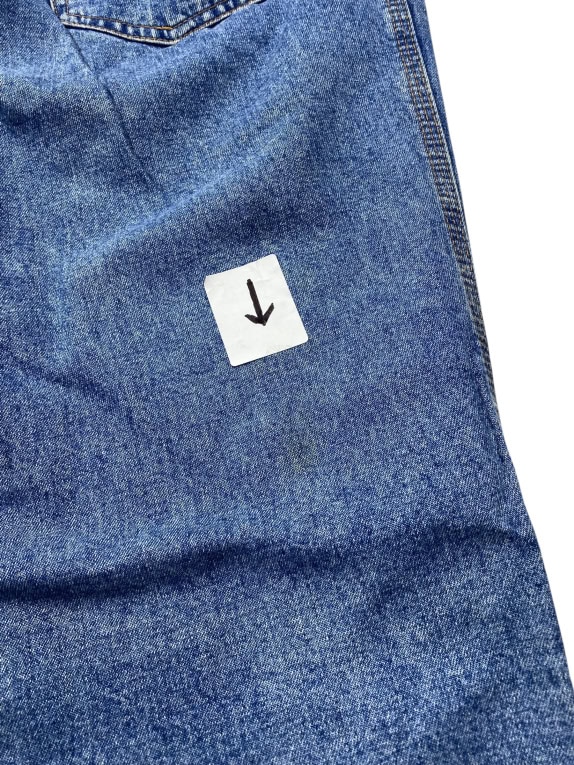 VINTAGE ROCCOBAROCCO JEANS ΠΑΝΤΕΛΟΝΙ DENIM ΜΠΛΕ ΓΥΝΑΙΚΕΙΟ XS