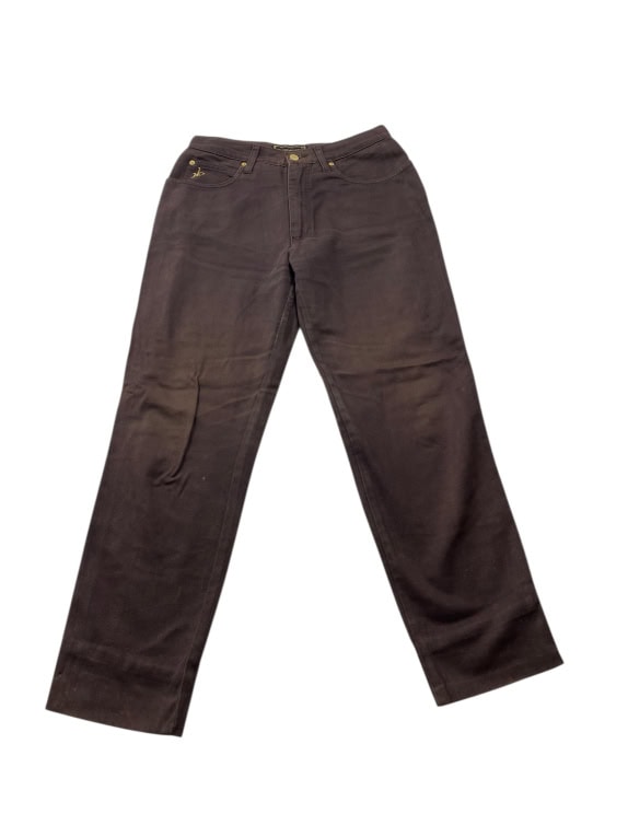 VINTAGE ROCCOBAROCCO JEANS ΠΑΝΤΕΛΟΝΙ STRAIGHT ΚΑΦΕ ΓΥΝΑΙΚΕΙΟ M