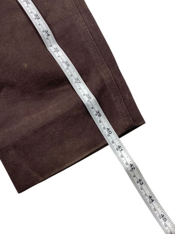 VINTAGE ROCCOBAROCCO JEANS ΠΑΝΤΕΛΟΝΙ STRAIGHT ΚΑΦΕ ΓΥΝΑΙΚΕΙΟ M