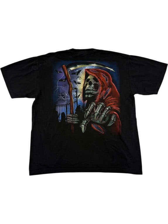 VINTAGE ROCK EAGLE GRIM REAPER T-SHIRT