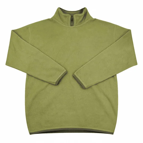 VINTAGE ROSE AND CROWN FLEECE SWEATSHIRT LIME GREEN WOMEN'S M