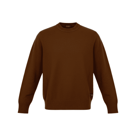 VINTAGE SCOTCH & SODA MEN'S BROWN KNIT CREWNECK SWEATER XXL