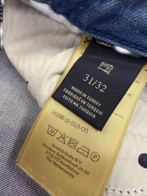 VINTAGE SCOTCH & SODA ΓΥΝΑΙΚΕΙΟ ΤΖΙΝ ΜΕ ΑΣΤΕΡΙΑ LIGHT WASH L