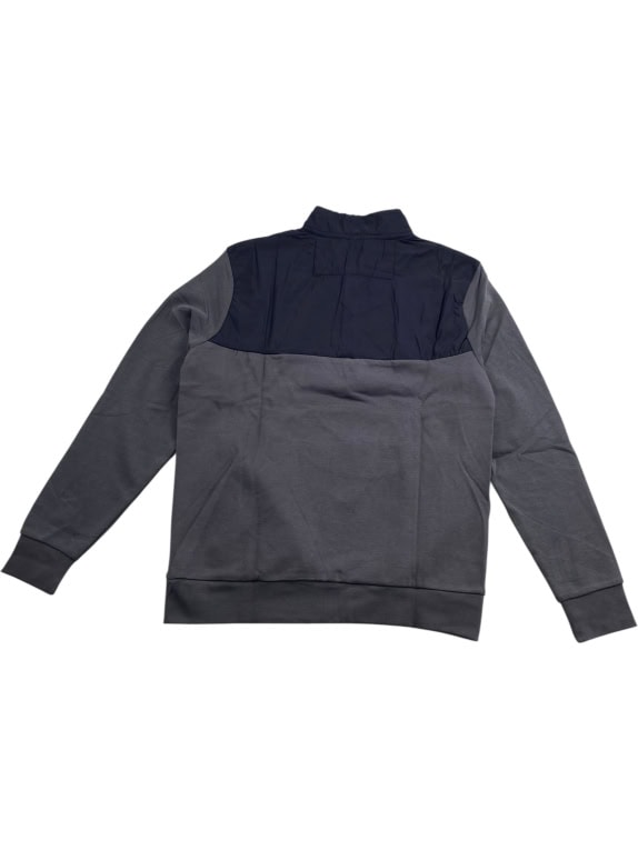 VINTAGE SCOTT ELLIS ΖΑΚΕΤΑ HALF-ZIP TWO-TONE ΓΚΡΙ/ΜΠΛΕ ΑΝΔΡΙΚΟ XL