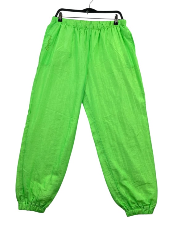 VINTAGE SERGIO TACCHINI ΠΑΝΤΕΛΟΝΙ ΦΟΡΜΑΣ ΑΝΕΜΟΘΡΑΥΣΤΗΣ NEON ΠΡΑΣΙΝΟ ΑΝΔΡΙΚΟ S