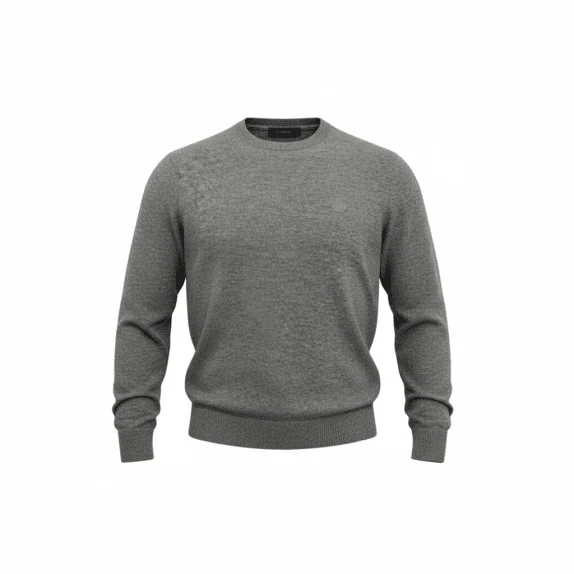 VINTAGE SERGIO TACCHINI SWEATER CREW NECK GREY MEN M