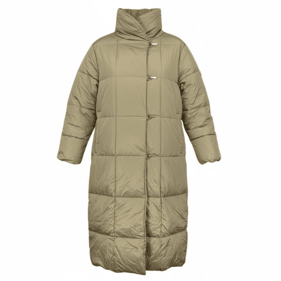 VINTAGE SERGIO TACCHINI piumino lungo imbottito beige da donna M