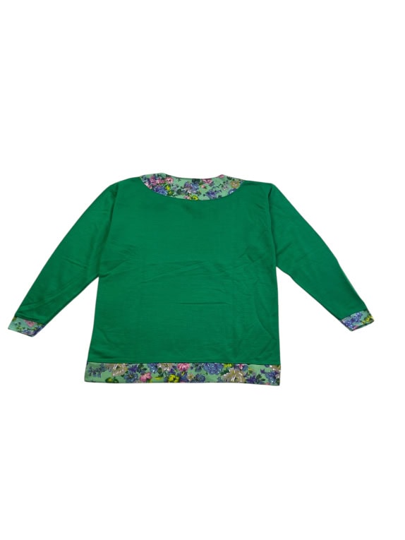 Vintage Tracksuit Set Casual Print Green Women’s L