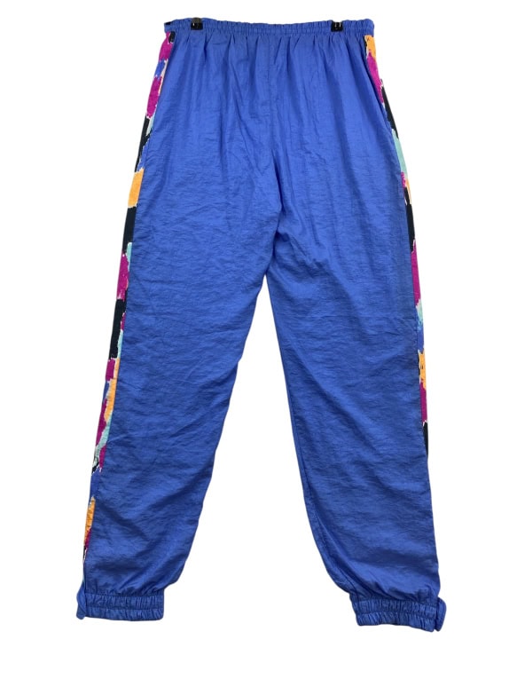 VINTAGE SPORT CASUALS ΠΑΝΤΕΛΟΝΙ ΦΟΡΜΑΣ ΜΕ ΠΟΛΥΧΡΩΜΕΣ ΦΑΣΕΣ ΜΠΛΕ ΓΥΝΑΙΚΕΙΟ M