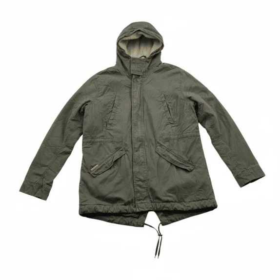VINTAGE SUPERDRY ΠΑΡΚΑ ΜΠΟΥΦΑΝ ΕΠΕΝΔΥΣΗ ΠΡΟΒΑΤΑΚΙ ΧΑΚΙ ΑΝΔΡΙΚΟ L