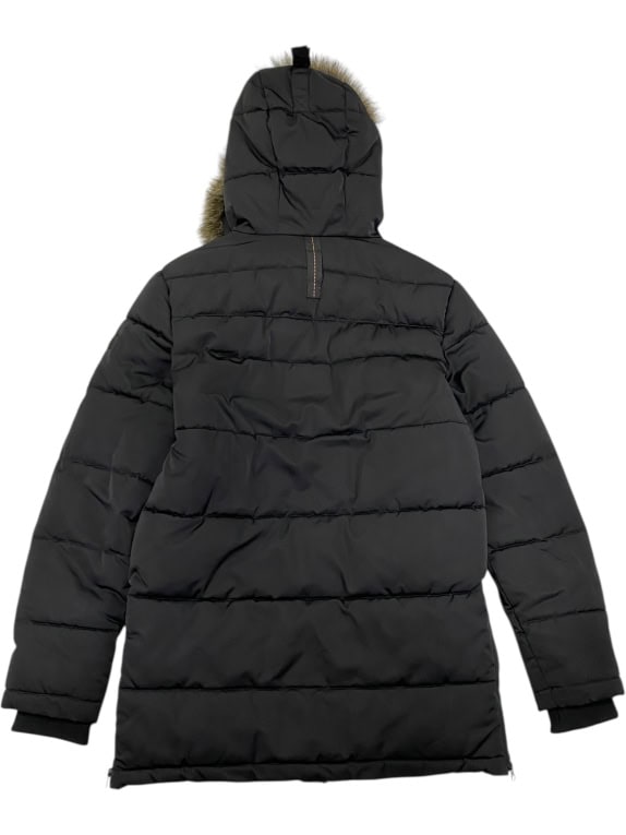 VINTAGE SUPERDRY ΤΖΑΚΕΤ ΜΕ ΓΟΥΝΑ ΜΑΥΡΟ ΑΝΔΡΙΚΟ S/M