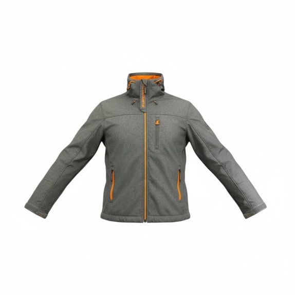 VINTAGE SUPERDRY WINDTREKKER ΖΑΚΕΤΑ ΜΕ ΚΟΥΚΟΥΛΑ ΓΚΡΙ ΑΝΔΡΙΚΗ XXLARGE